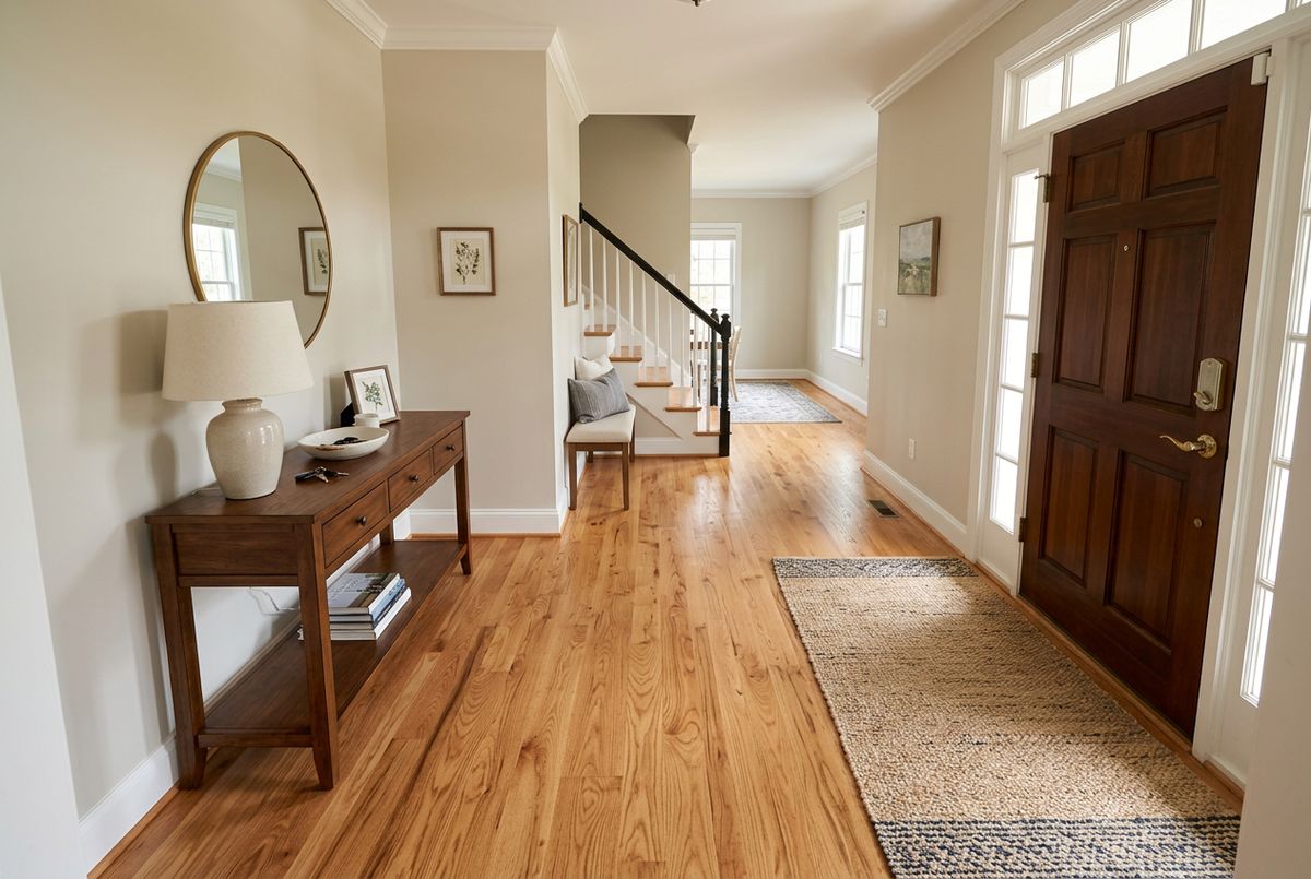 Recently installed flooring in a Biltmore, AZ home