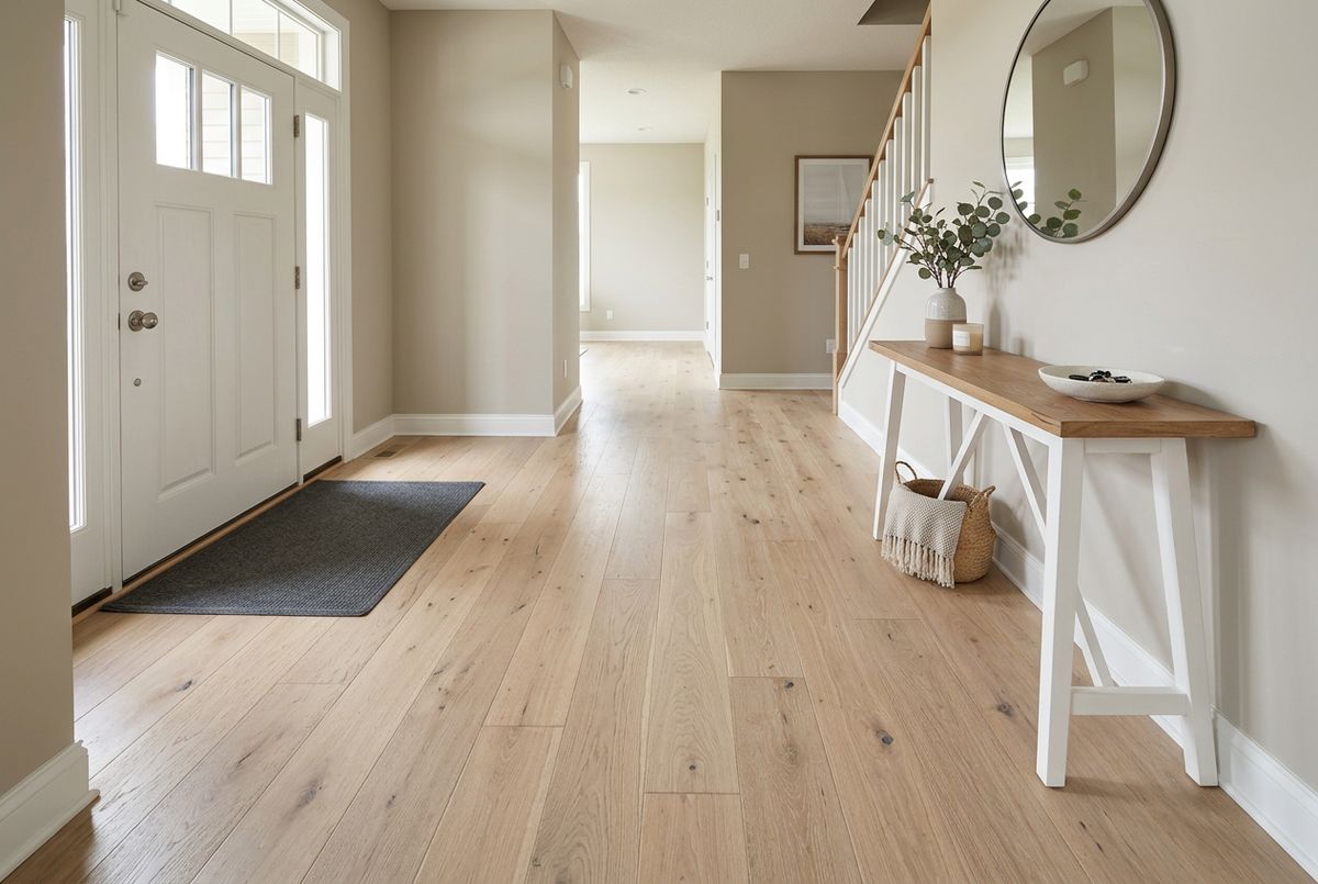 Recently installed flooring in a Vestavia Hills, AL home